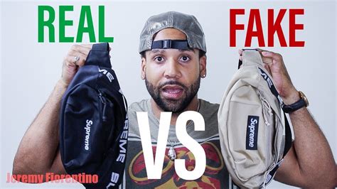 supreme waist bag original vs fake
